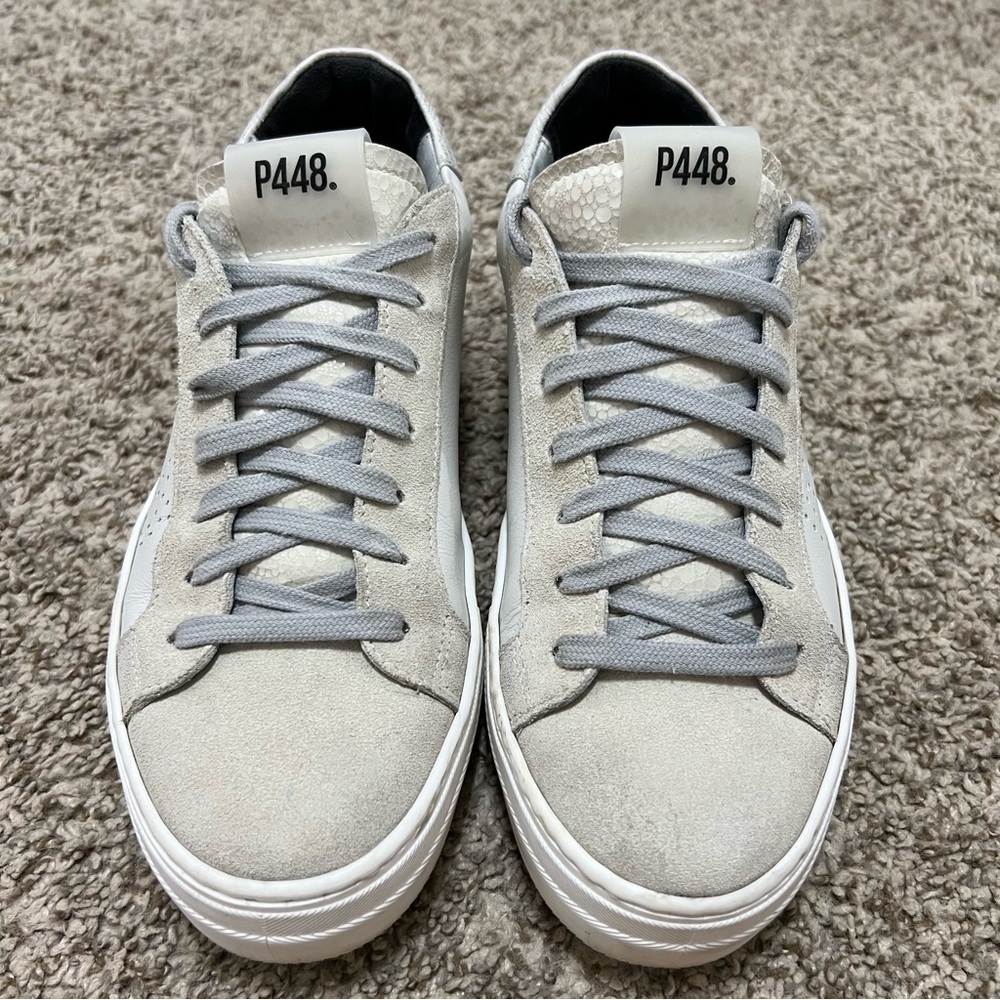 P448 Thea Coyote Sneakers  Size 38 (US 7.5-8) - Picture 2 of 14